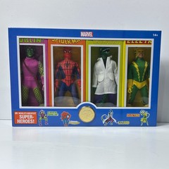 Spider-Man Mego 8” Action Figure Set of 4 World’s Greatest Super-Heroes