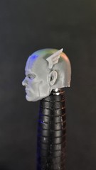 Custom 3D-printed Mafex Marco Checchetto Styled Captain America Heads
