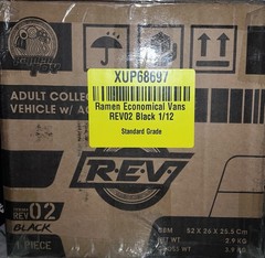 US Seller [MIB] Ramen Economical Vans REV02 Black 1/12 Scale Vehicle