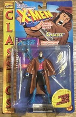 ToyBiz Marvel X-Men Classics Gambit Action Figure Boxed w/ Staff trading card