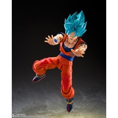 S.H.Figuarts Super Saiyan God Super Saiyan Son Goku Blue Power Action Figure