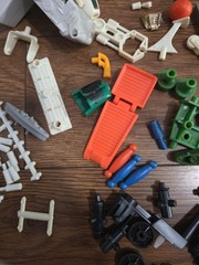 Vintage 1970’s Mego Micronauts & miscellaneous parts lot