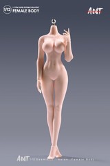 ANT N306 1:12 Female Seamless Body Pale Large Bust Plump Hip 6″ Action Figure