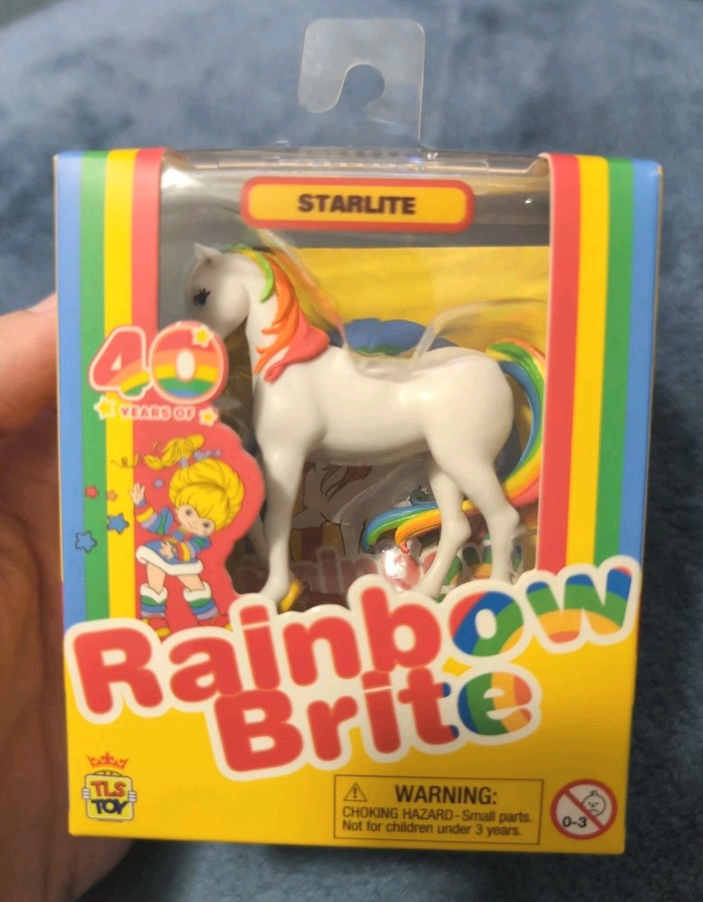 🌈 40 Years of Rainbow Brite – Starlite 2.5″ Collectible Figure NEW 🐴 ⭐ ✨ 🌈