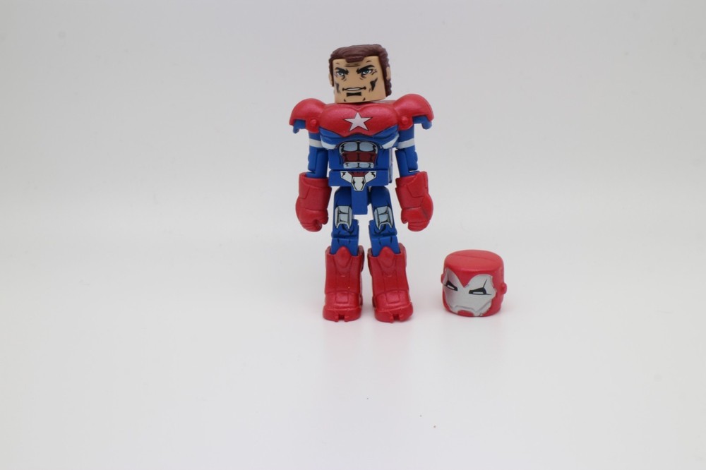 Marvel Minimates Dark Avengers Box Set 1 Iron Patriot Norman Osborn Hair Helmet