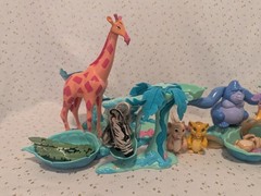 VTG The Lion King Jungle Friend Babies Playground HUGE LOT Mattel Simba Nala
