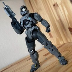 Halo Reach Spartan-B312 Noble Six Action Figure 1:12 Collectible Model Gift Toys