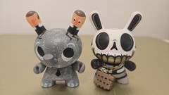 Lot Of 13 Kidrobot Dunny Figures-2007, 08, 10, 16- “Clockwork Orange” Included