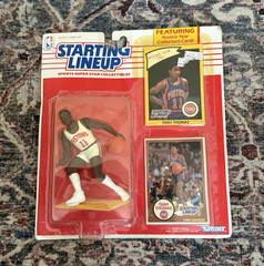 Kenner Starting Lineup Isiah Thomas Pistons 1990 Figure w/ Ball & Card