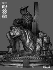 Black Panther | Throne Edition | High Quality Unpainted Resin Garage Kit 1:8