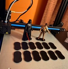 Action figure stands For Modern 3.75 inch with SMALL PEG (qty 12 pieces)