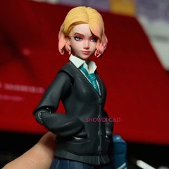 1/12 Characters Gwen Stacy Spider Head Carving Sculpt For 6″ Action Figure Body