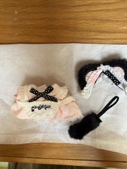 Custom Made French Maid Dress Set Outfit For Macaron , Salon series Plush