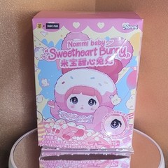 NOMMI BABY SWEETHEART BUNNY CHARM- Confirmed Pudding Cream! 💛🐇💛