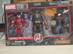 Marvel Legends Studios: 1st 10 Years Avengers: 3 Pack Iron Man Thanos Strange