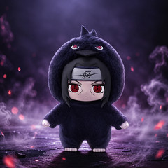 Naruto Beast Party Series Plush Confirmed Blind Box Figure Gift itachi