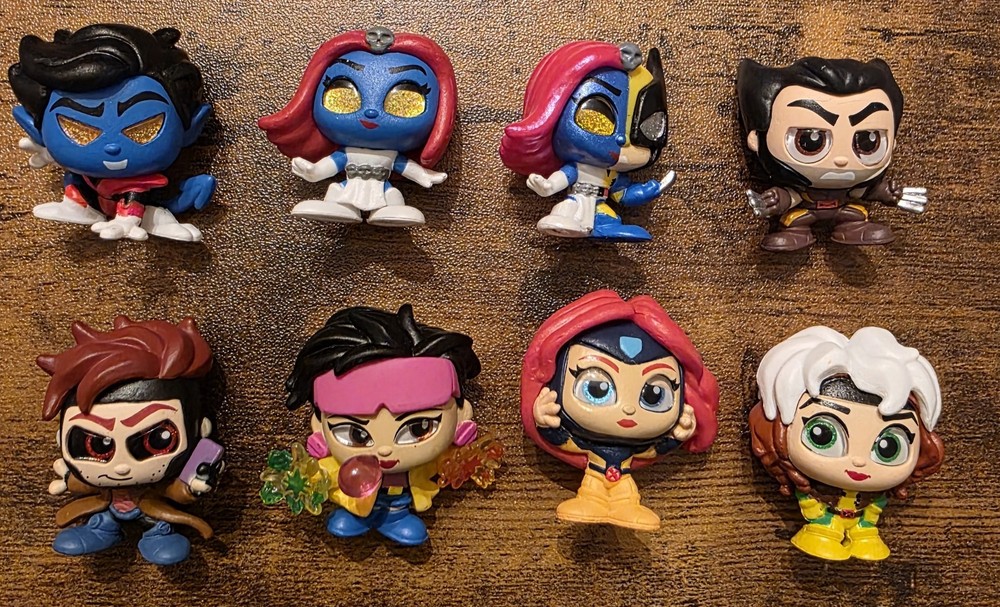 X-Men Disney Doorables Lot Of 8 – Mystique SE Night Crawler Gambit Rogue Jean