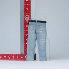 1/12 scale light blue jeans for 6″ figure SHF Nota Mezco MixMax PHICEN ❶USA❶
