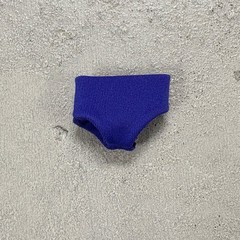 PB-UW-NAV: 1/12 scale Fabric Navy Blue trunks for 6″ action figure (No figure)