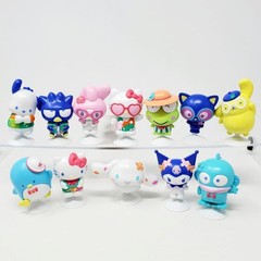 HELLO KITTY and Friends Chibi Snapz Tropical Series Complete Set of 12 (Bin37)