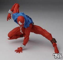 Mess Toys Spider-Man Scarlet Hero Ben Reilly Scarlet Spider-Man 7″ Action Figure