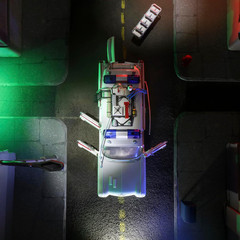 Ghostbusters Plasma Series Ecto-1 (1984), 1:18 Scale Toy Car, Toys for Ages 14+