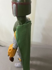 Custom 1979 KENNER STAR WARS 12″ BOBA FETT Green CAPE ACCESSORY (Cape Only)