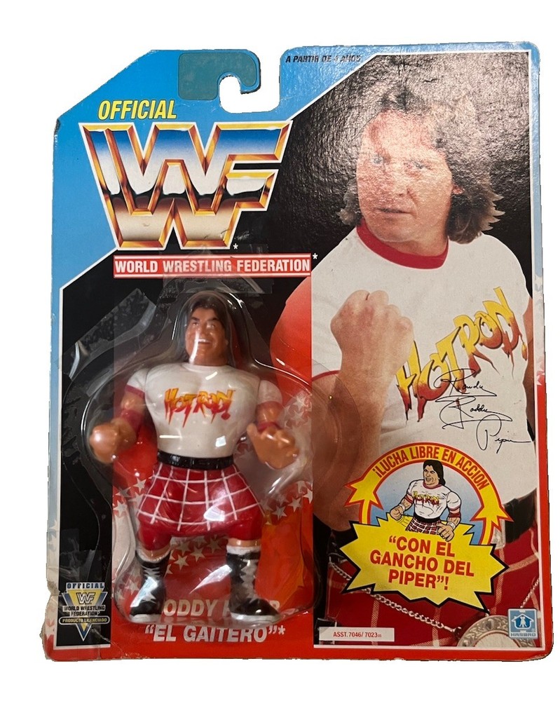WWF Vintage Hasbro 1991 Rowdy Rowdy Action Figure Spanish