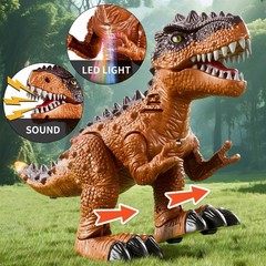 3 Pack Walking Dinosaur Toys for Kids 3-5 5-7 Years Old, Simulated Tyrannosau…