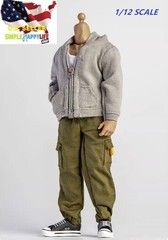 1/12 scale hoodie green pants set For 6” Figure MixMax Marvel Mezco ANT ❶USA❶