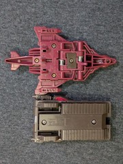 Vintage Hasbro TRANSFORMERS Generation One G1 Duocon FLYWHEELS Jet Tank W/O Gun