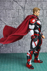 Handmade 1/12 red wired cape for tho 6″ Comics 80 ML Action Figure (No Figure)