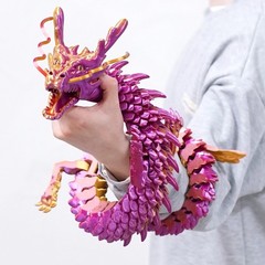 47.5inch 3D Printed dragon Model,Articulated Animals figure,Toys Home Decor