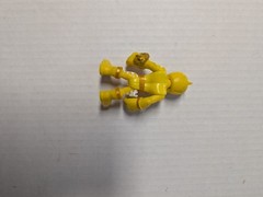 Power Rangers Yellow Ranger Action Figure Small Poseable Toy TV Movie Mini