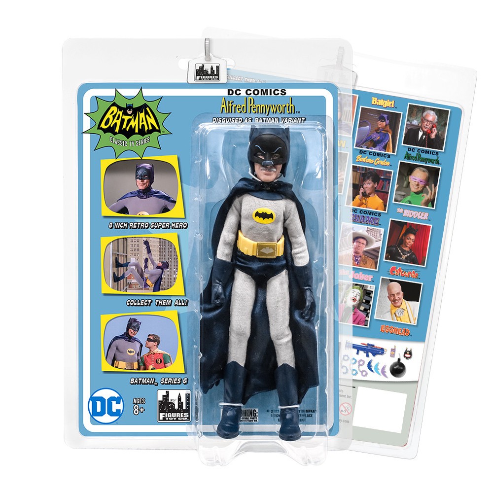 Batman 66 Classic TV Show 8 Inch Figures Series 6: Alfred Disguised as Batman