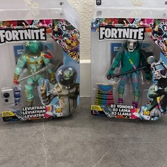 Lot of 2 Fortnite Action Figures Accessories Boxed DJ Gamer Gaming NEW