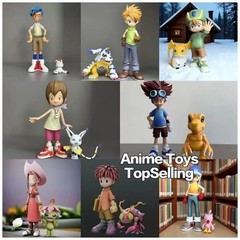 5-16cm Anime Digimon Adventure Figures Eight Main Characters Action Figure Pvc