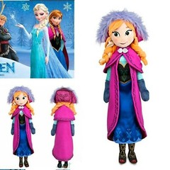 16″ inches Disney Frozen Movie Queen Elsa & Anna Plush Soft Doll Gift Collection