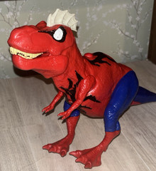 2022 Hasbro Marvel Spider-Man Web Chompin Rex Dinosaur T-Rex Works ROARS
