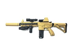 1/6 Scale Custom Desert HK416 Assault Rifle US Army Miniature Gun Action Figure