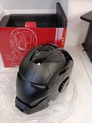 Iron Man Full Black Helmet MK5 1/1 Electronic Voice-controlled Mask Cosplay Prop
