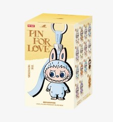PopMart Labubu V4 The Monsters Pin for Love Series Vinyl Plush Pendant (A-Z)