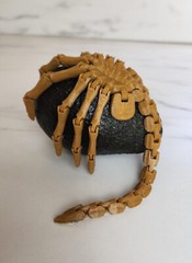 Facehugger Alien AVP Fully Articulated 3D-Printed Mini Figure Customizable Color