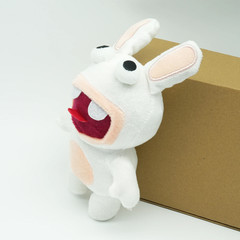 21cm/8in Crazy Rabbit Plush Toy Cute Stuffed Animal Doll Birthday Gift