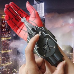 Spider-Man Web Shooter Wrist Launcher Cosplay Toy Gloves Kids Gift Peter Parker