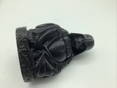 3D Printed 4″ Star Wars Darth Vader Inspired Buddha Figure Black PLA Plastic