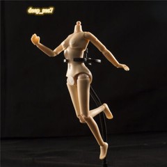 1/12 Scale JO-020 Flexible Plastic 6inch Joint Female Action Figure Body Dolls