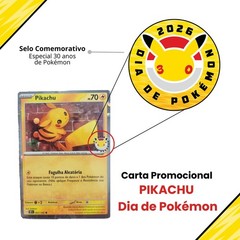 Pokemon Pikachu 30 Years Box Set Pokemon Day 2026 Brazilian Game 49 Cards