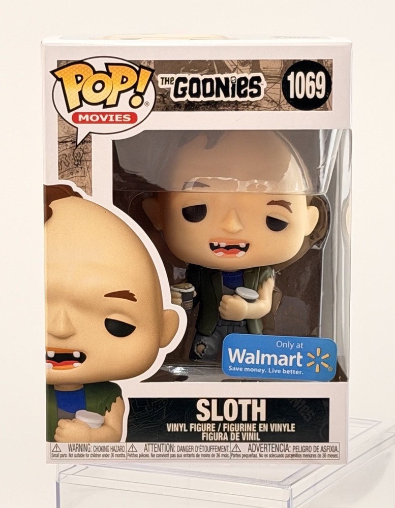 Sloth Walmart Excl The Goonies Funko Pop Movies #1069 W/ Protector