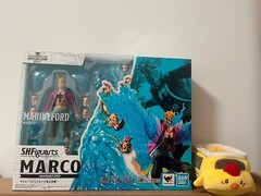 Bandai One Piece S.H.Figuarts Marco Marineford Summit War Ver. Action Figure New